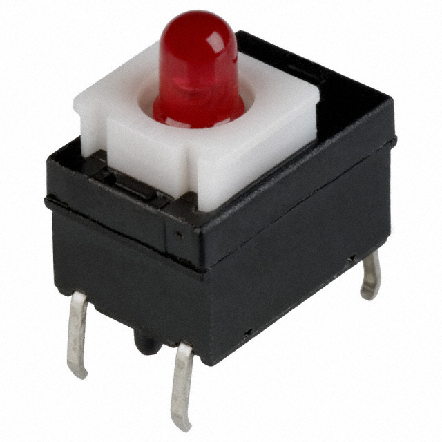 Pushbutton Switch SPST-NO Keyswitch, Illuminated Through Hole